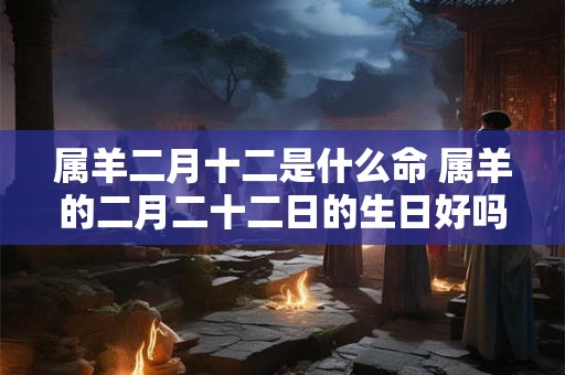 属羊二月十二是什么命 属羊的二月二十二日的生日好吗