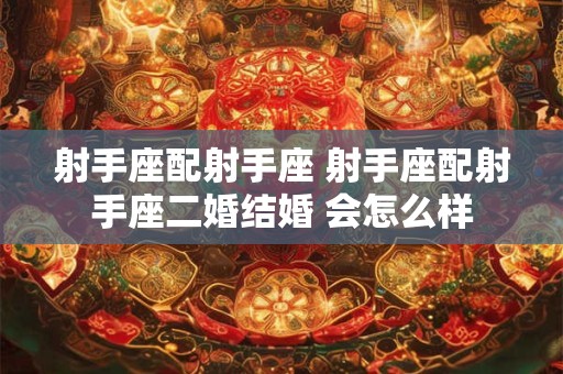 射手座配射手座 射手座配射手座二婚结婚 会怎么样