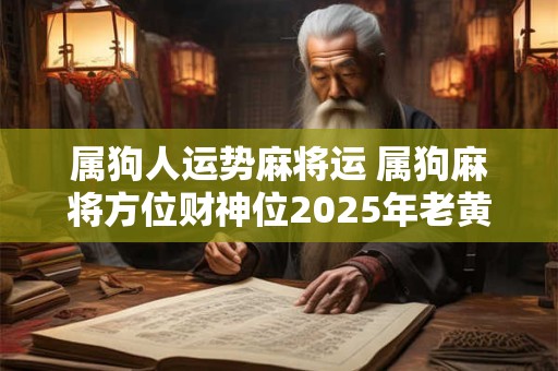 属狗人运势麻将运 属狗麻将方位财神位2025年老黄历 属狗人运势麻将运 属狗麻将方位财神位2025年老黄历