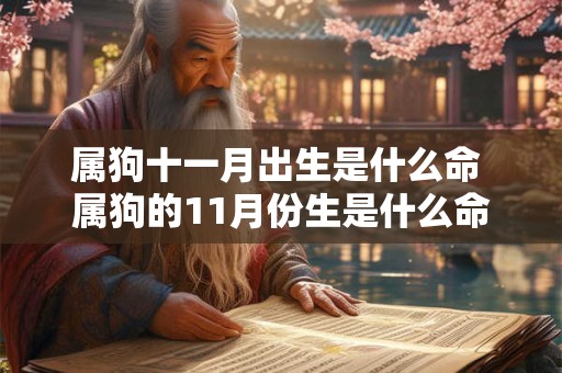 属狗十一月出生是什么命 属狗的11月份生是什么命