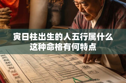 寅日柱出生的人五行属什么这种命格有何特点