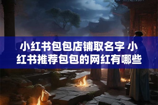 小红书包包店铺取名字 小红书推荐包包的网红有哪些