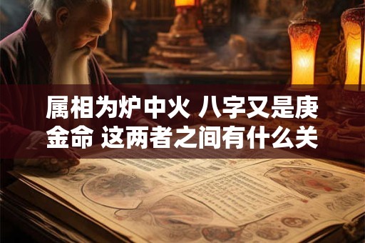 属相为炉中火 八字又是庚金命 这两者之间有什么关联吗