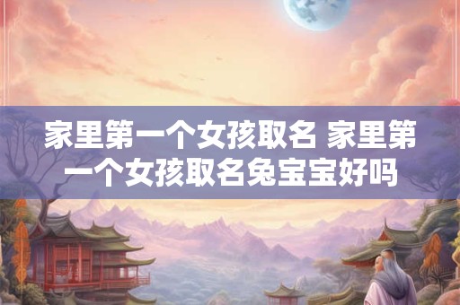 家里第一个女孩取名 家里第一个女孩取名兔宝宝好吗