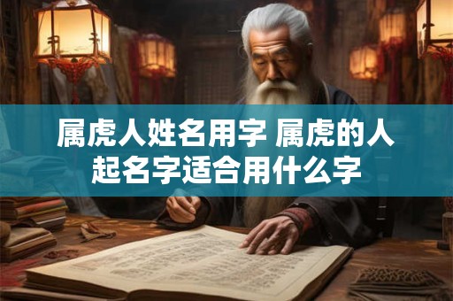 属虎人姓名用字 属虎的人起名字适合用什么字 属虎人姓名用字 属虎的人起名字适合用什么字