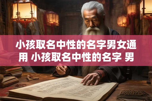 小孩取名中性的名字男女通用 小孩取名中性的名字 男女通用
