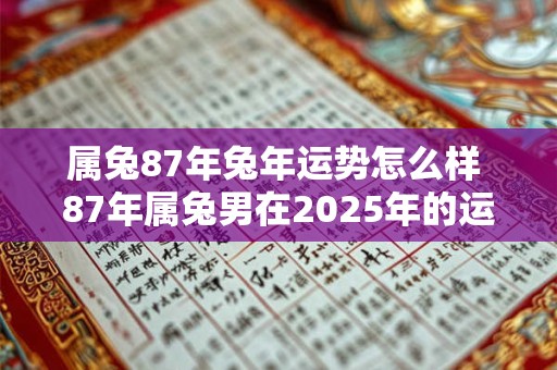 属兔87年兔年运势怎么样 87年属兔男在2025年的运势和财运