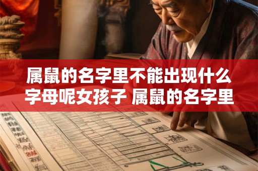 属鼠的名字里不能出现什么字母呢女孩子 属鼠的名字里不能出现什么字母呢女孩子怎么取名