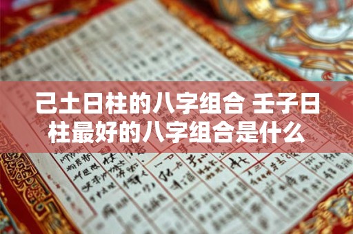己土日柱的八字组合 壬子日柱最好的八字组合是什么