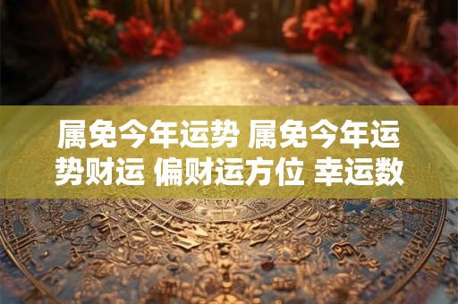 属免今年运势 属免今年运势财运 偏财运方位 幸运数字 第一星座