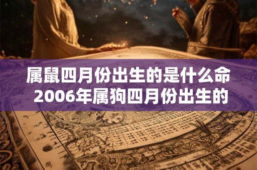 属鼠四月份出生的是什么命 2006年属狗四月份出生的是什么命