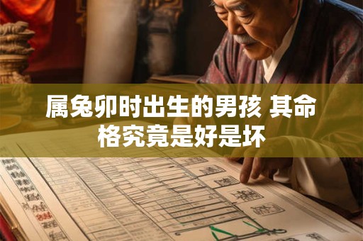 属兔卯时出生的男孩 其命格究竟是好是坏