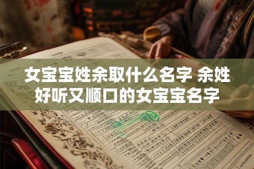 女宝宝姓余取什么名字 余姓好听又顺口的女宝宝名字