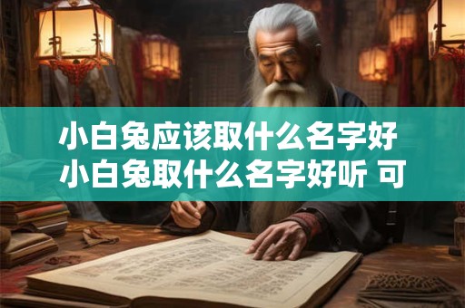 小白兔应该取什么名字好 小白兔取什么名字好听 可爱 吉祥