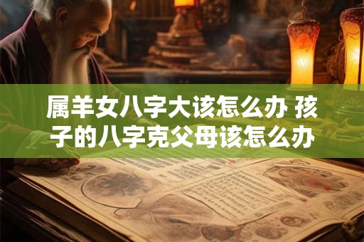 属羊女八字大该怎么办 孩子的八字克父母该怎么办