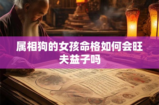 属相狗的女孩命格如何会旺夫益子吗