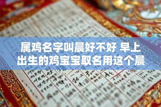 属鸡名字叫晨好不好 早上出生的鸡宝宝取名用这个晨可以吗
