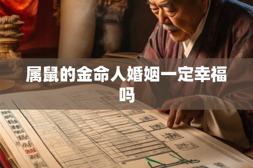 属鼠的金命人婚姻一定幸福吗 属鼠的金命人婚姻一定幸福吗