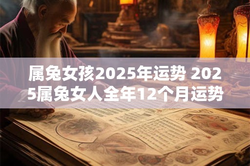 属兔女孩2026年运势 2026属兔女人全年12个月运势 属兔女孩2026年运势 2026属兔女人全年12个月运势