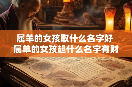 属羊的女孩取什么名字好 属羊的女孩起什么名字有财运 属羊的女孩取什么名字好 属羊的女孩起什么名字有财运
