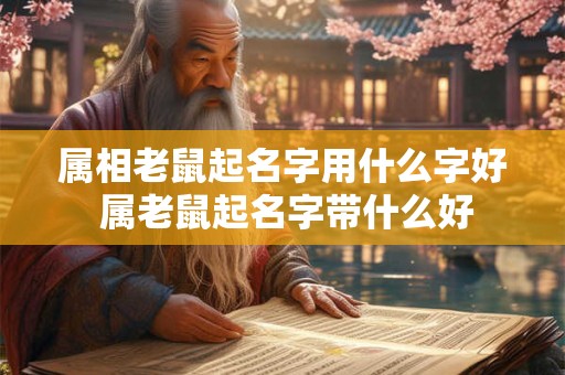 属相老鼠起名字用什么字好 属老鼠起名字带什么好