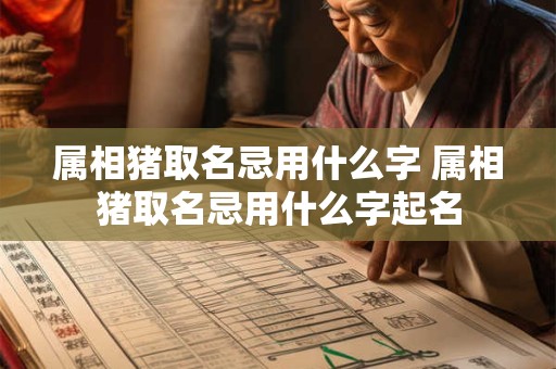 属相猪取名忌用什么字 属相猪取名忌用什么字起名 属相猪取名忌用什么字 属相猪取名忌用什么字起名