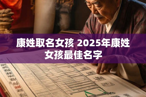 康姓取名女孩 2025年康姓女孩最佳名字