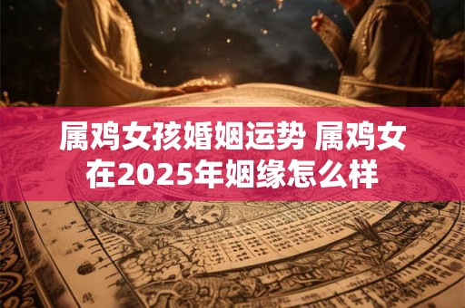 属鸡女孩婚姻运势 属鸡女在2025年姻缘怎么样