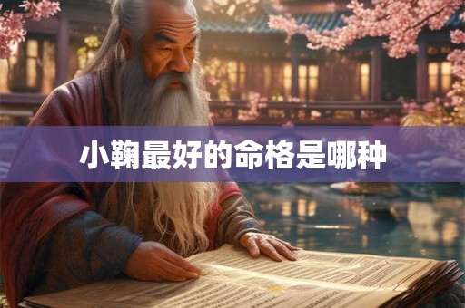 小鞠最好的命格是哪种