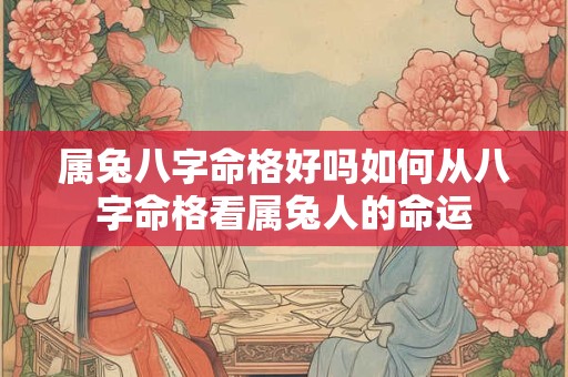 属兔八字命格好吗如何从八字命格看属兔人的命运 属兔八字命格好吗如何从八字命格看属兔人的命运