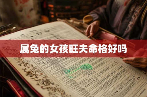 属兔的女孩旺夫命格好吗