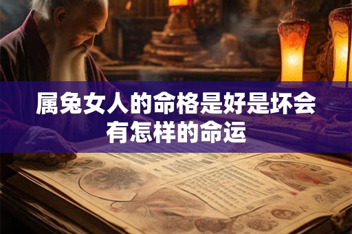 属兔女人的命格是好是坏会有怎样的命运
