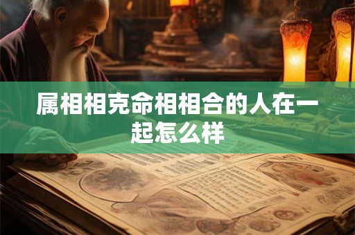 属相相克命相相合的人在一起怎么样