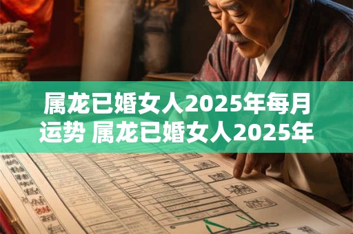 属龙已婚女人2026年每月运势 属龙已婚女人2026年每月运势及运程 属龙已婚女人2026年每月运势 属龙已婚女人2026年每月运势及运程