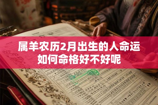 属羊农历2月出生的人命运如何命格好不好呢