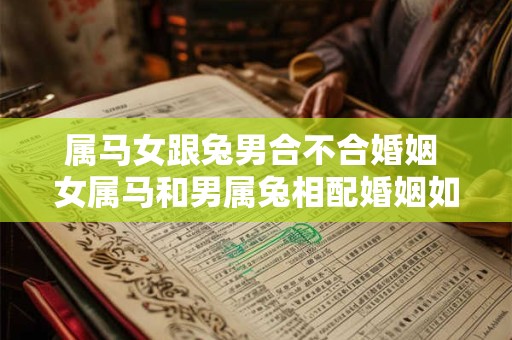 属马女跟兔男合不合婚姻 女属马和男属兔相配婚姻如何