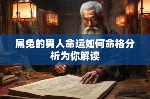 属兔的男人命运如何命格分析为你解读
