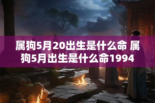 属狗5月20出生是什么命 属狗5月出生是什么命1994