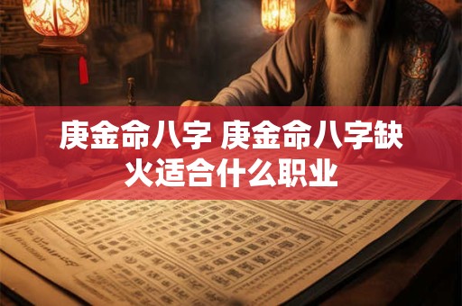 庚金命八字 庚金命八字缺火适合什么职业