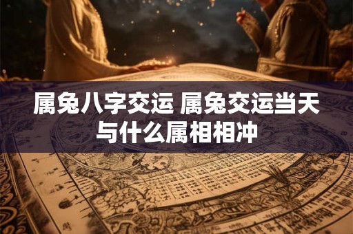属兔八字交运 属兔交运当天与什么属相相冲