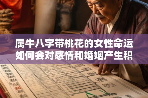 属牛八字带桃花的女性命运如何会对感情和婚姻产生积极还是消极影响