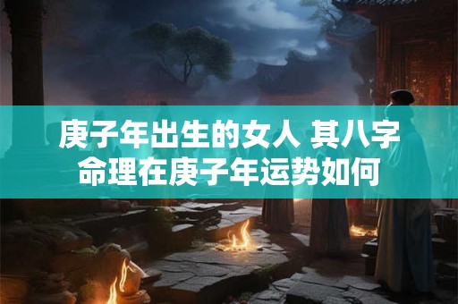 庚子年出生的女人 其八字命理在庚子年运势如何