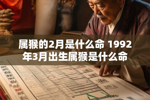 属猴的2月是什么命 1992年3月出生属猴是什么命