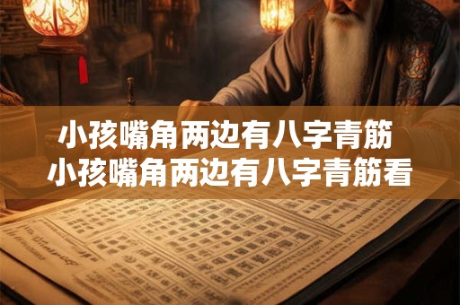 小孩嘴角两边有八字青筋 小孩嘴角两边有八字青筋看什么科室