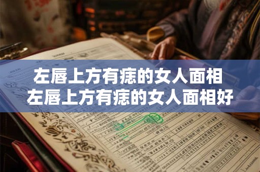 左唇上方有痣的女人面相 左唇上方有痣的女人面相好不好