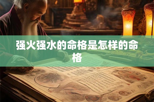 强火强水的命格是怎样的命格