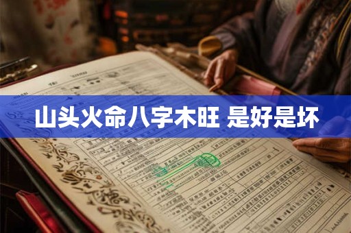 山头火命八字木旺 是好是坏