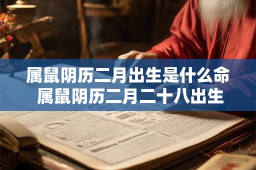 属鼠阴历二月出生是什么命 属鼠阴历二月二十八出生好吗