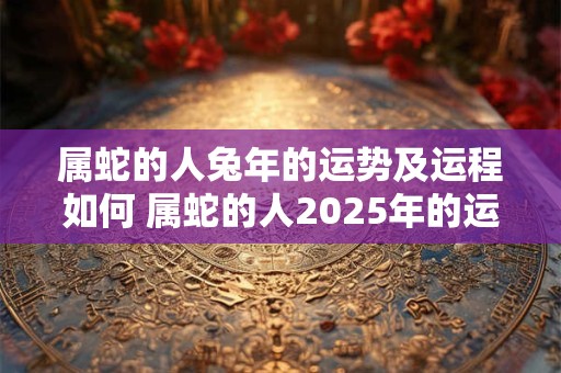 属蛇的人兔年的运势及运程如何 属蛇的人2025年的运势及运程每月