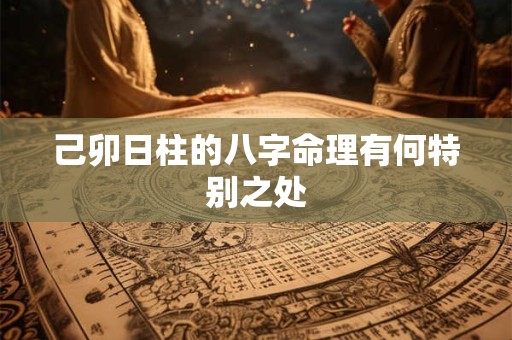 己卯日柱的八字命理有何特别之处